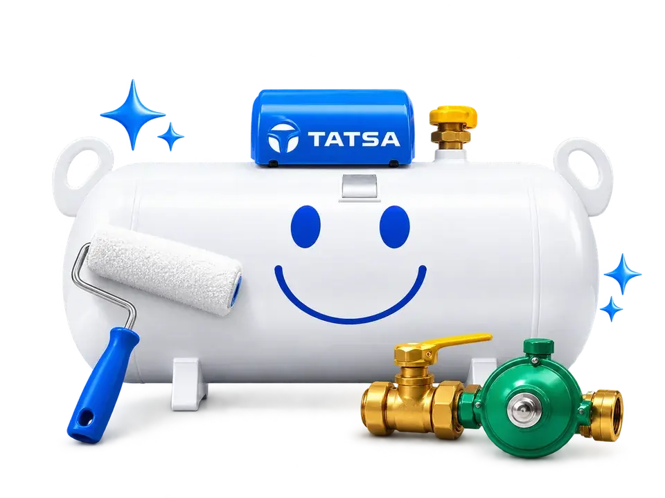Imagen ilustrativa del Eco-Renovación 10 Años: tanque TATSA y materiales incluidos